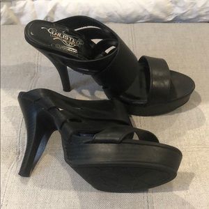 Never Worn Open Back High Heel
